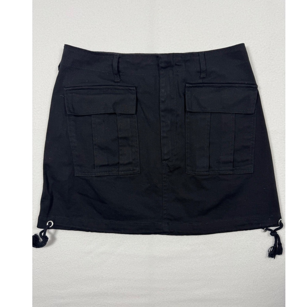 Utility Gorpcore Zara Woman‎ Studio Cargo Mini Skirt Women Size L Black